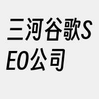 三河谷歌SEO公司