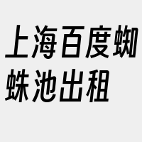 上海百度蜘蛛池出租