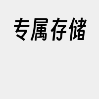 专属存储