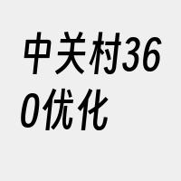 中关村360优化