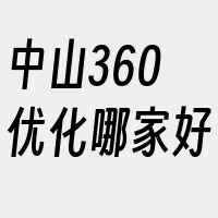 中山360优化哪家好