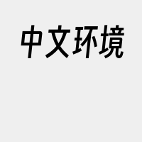 中文环境