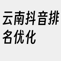 云南抖音排名优化