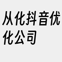 从化抖音优化公司