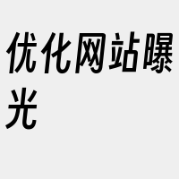 优化网站曝光