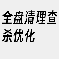 全盘清理查杀优化