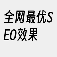 全网最优SEO效果