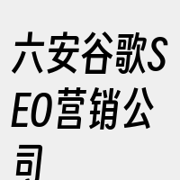 六安谷歌SEO营销公司