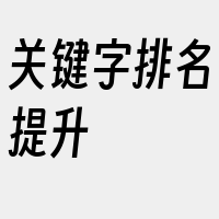 关键字排名提升