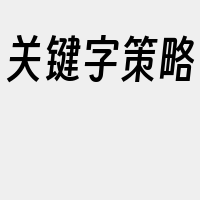 关键字策略