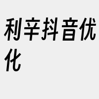 利辛抖音优化