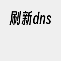 刷新dns