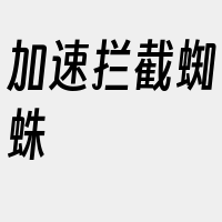 加速拦截蜘蛛