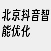 北京抖音智能优化