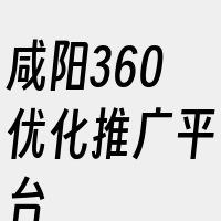 咸阳360优化推广平台