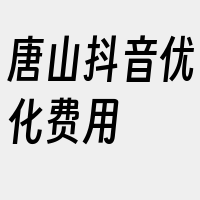 唐山抖音优化费用