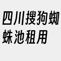 四川搜狗蜘蛛池租用