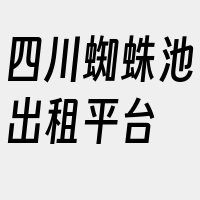 四川蜘蛛池出租平台