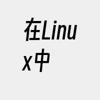 在Linux中