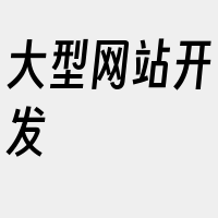 大型网站开发