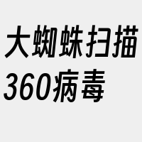 大蜘蛛扫描360病毒