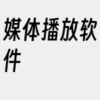 媒体播放软件