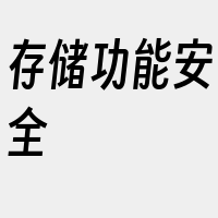 存储功能安全