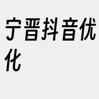 宁晋抖音优化