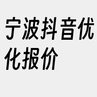 宁波抖音优化报价