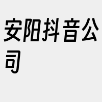 安阳抖音公司