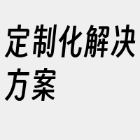 定制化解决方案