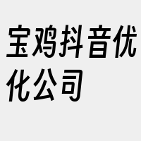 宝鸡抖音优化公司