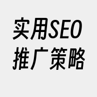 实用SEO推广策略