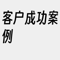 客户成功案例