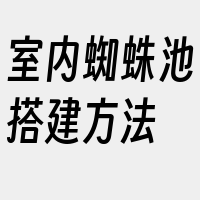 室内蜘蛛池搭建方法