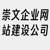 崇文企业网站建设公司