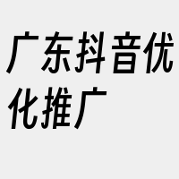 广东抖音优化推广