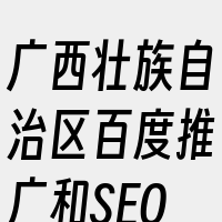 广西壮族自治区百度推广和SEO优化