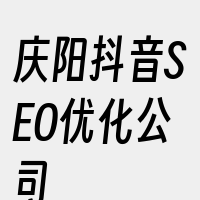 庆阳抖音SEO优化公司