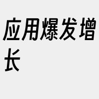 应用爆发增长