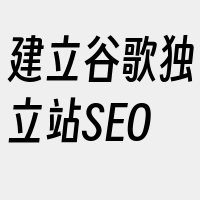 建立谷歌独立站SEO