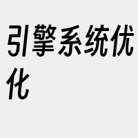 引擎系统优化