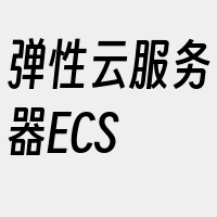 弹性云服务器ECS