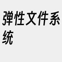 弹性文件系统