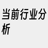 当前行业分析