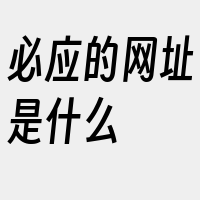 必应的网址是什么