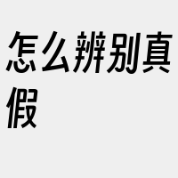 怎么辨别真假