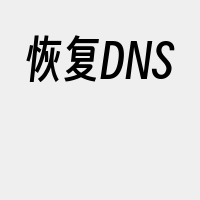 恢复DNS