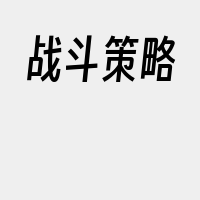 战斗策略