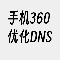 手机360优化DNS